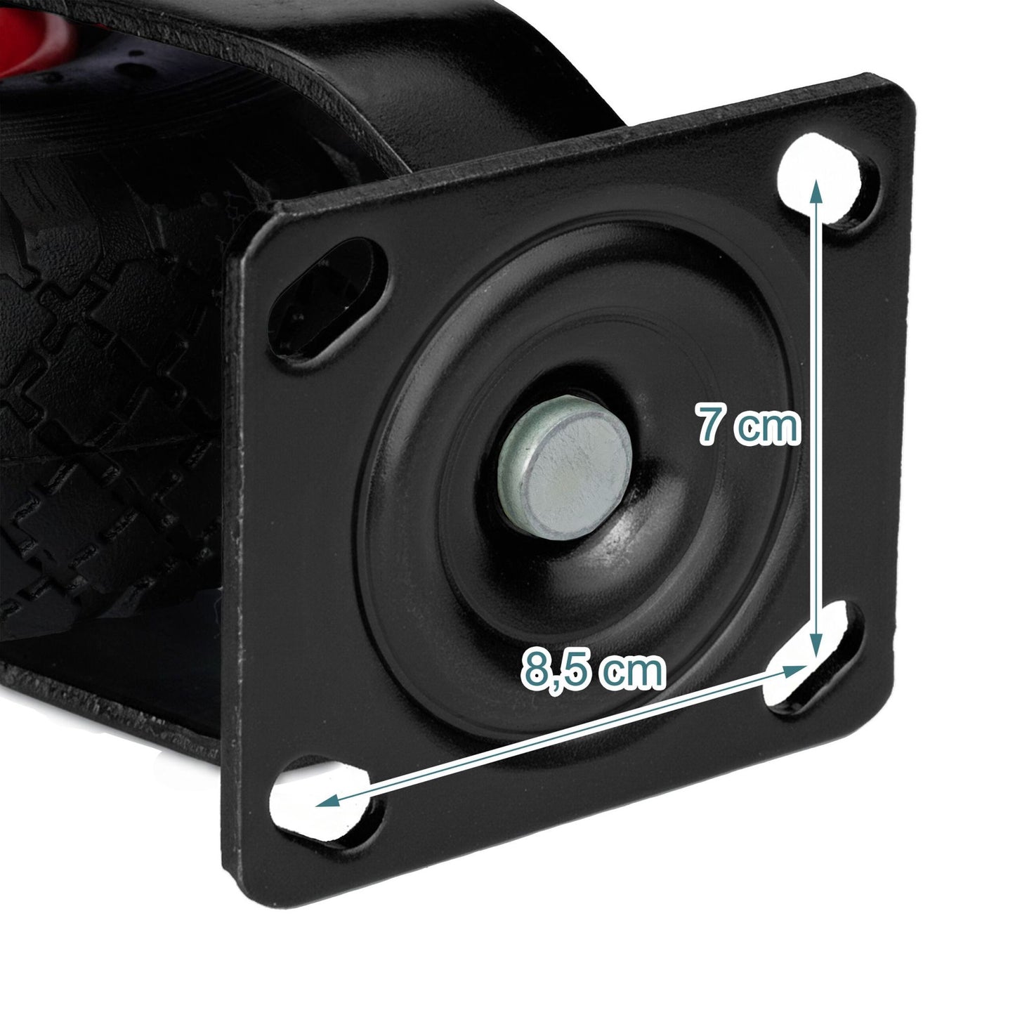 Pneumatic Swivel Castor, 3.00-4, High Load Capacity