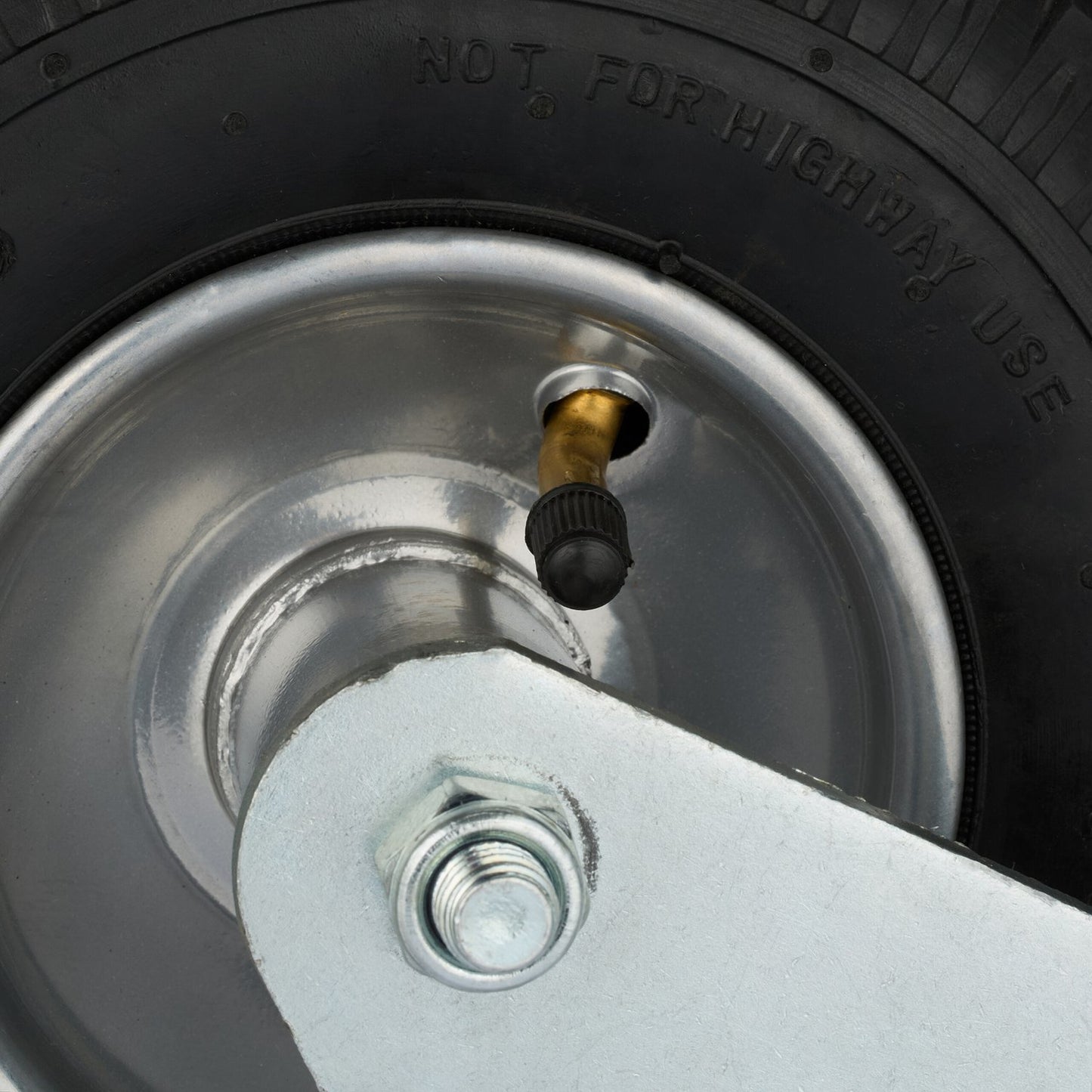 Pneumatic Swivel Castor, 360° Rotation, Heavy-Duty