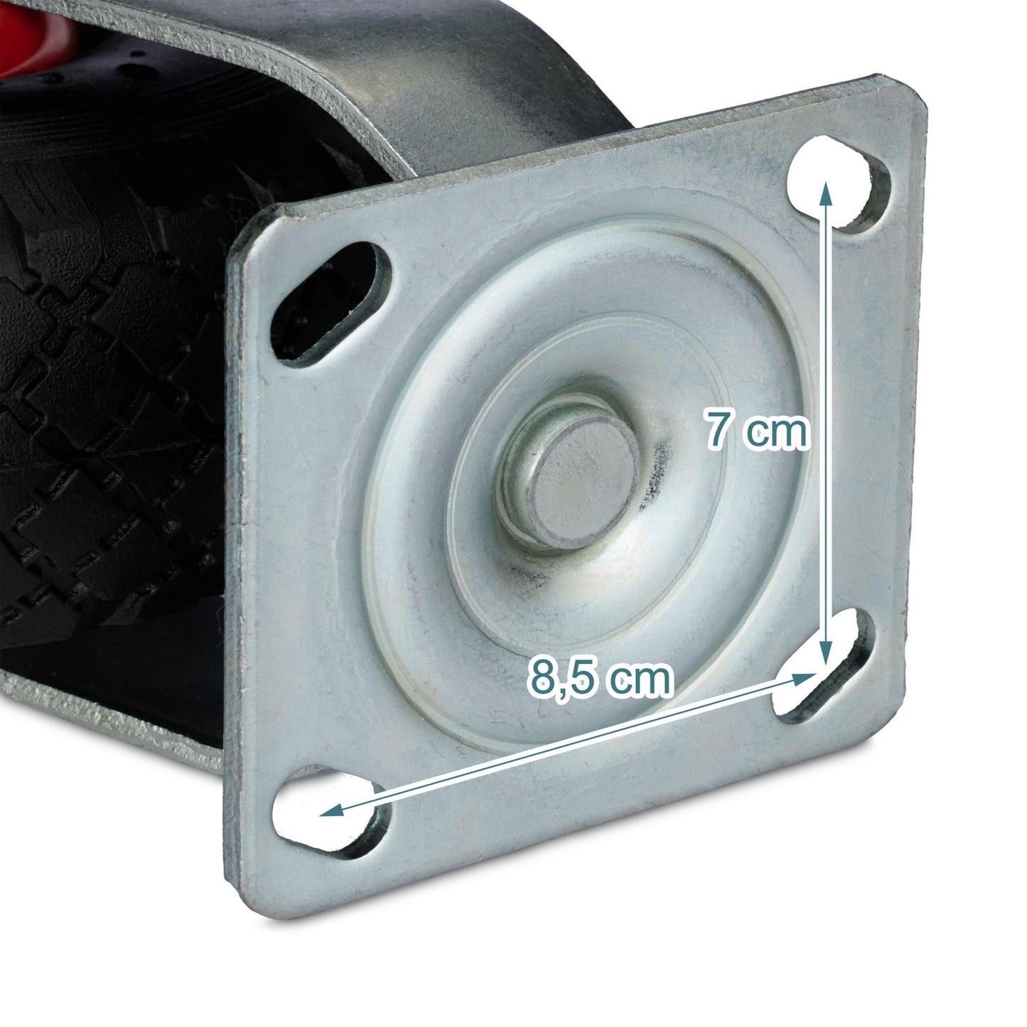Pneumatic Tyre Castor Set for Transport Trolleys