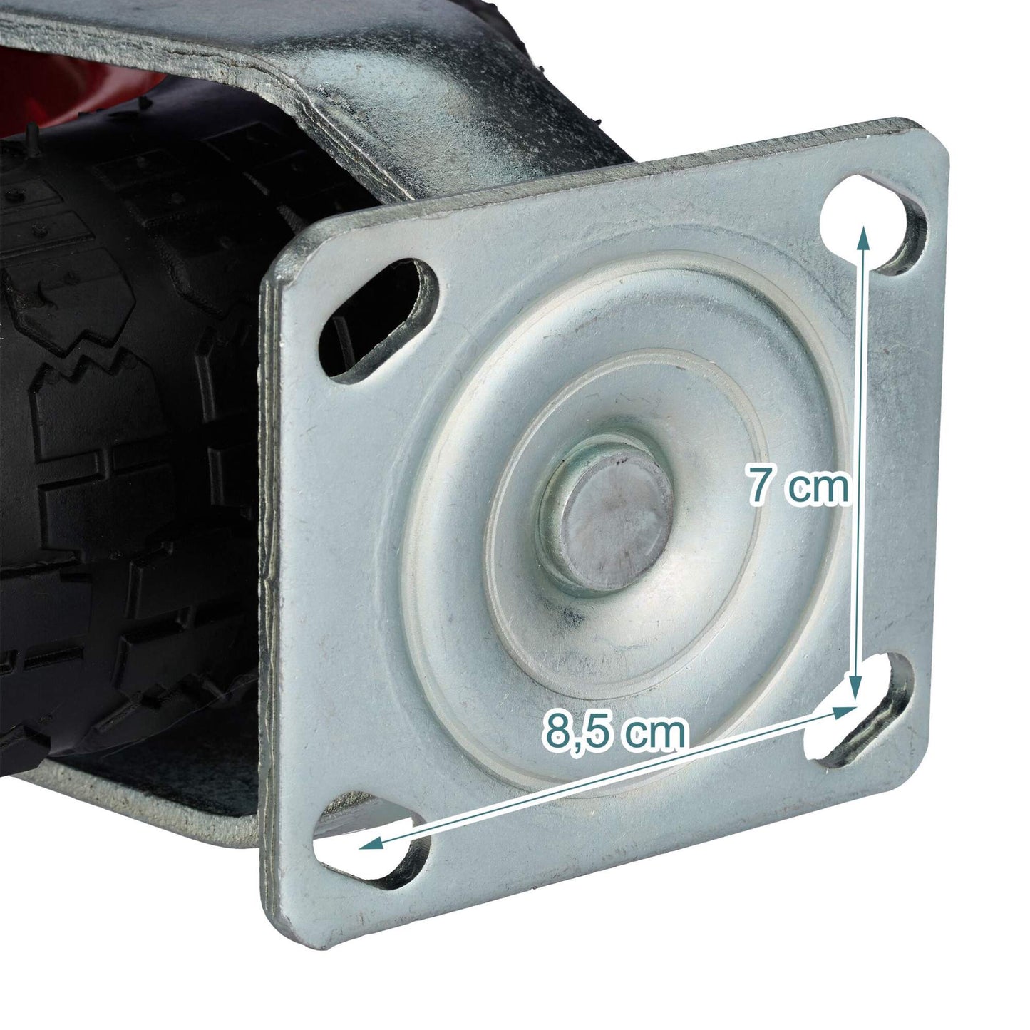 Pneumatic Tyre Swivel Castor, 3.50-6, High Load Capacity