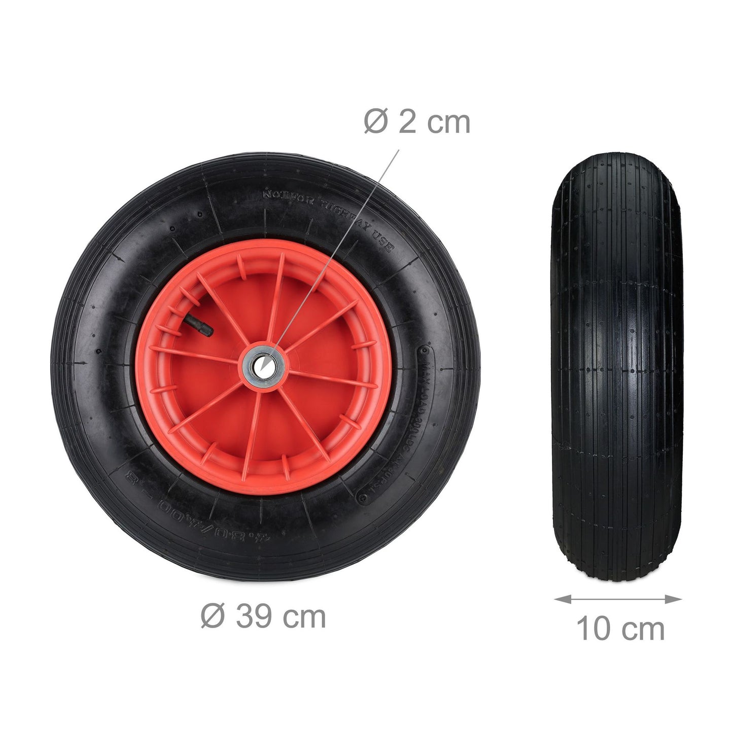 Pneumatic Wheelbarrow Tyre 4.80/4.00-8