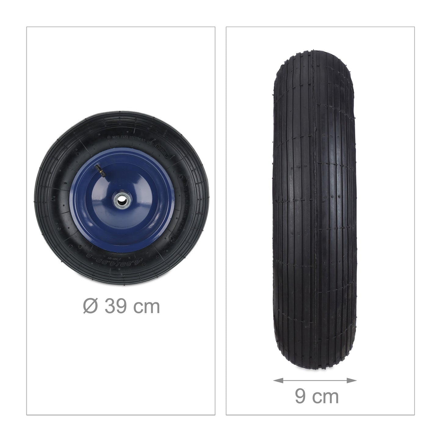 Pneumatic wheelbarrow wheel 4.80 4.00-8