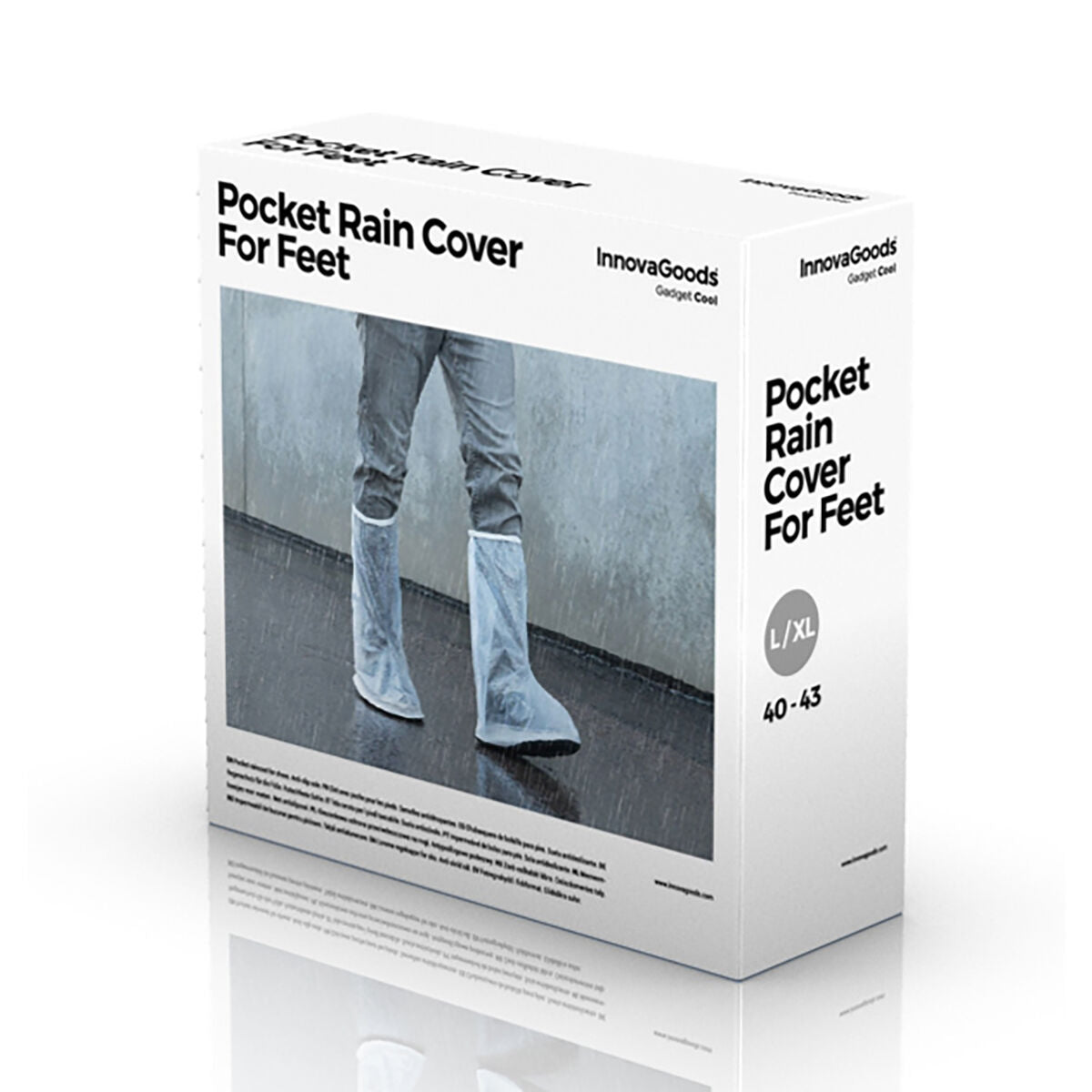 Pocket Rain Cover for Feet InnovaGoods 2 Units - L/XL