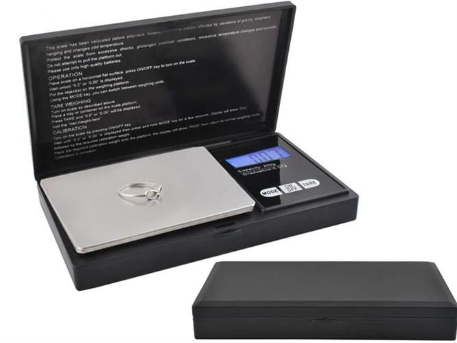 Pocket scale 200 x 0.01g with a flap