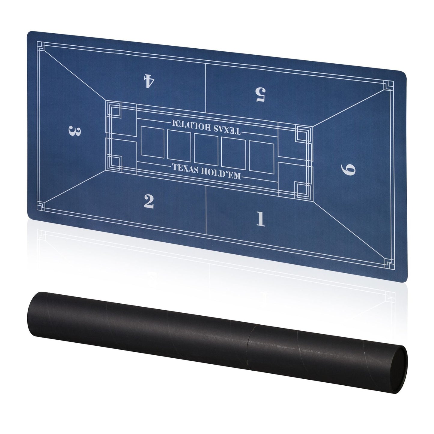 Poker Table Mat, 120x60 cm, Non-Slip, Waterproof