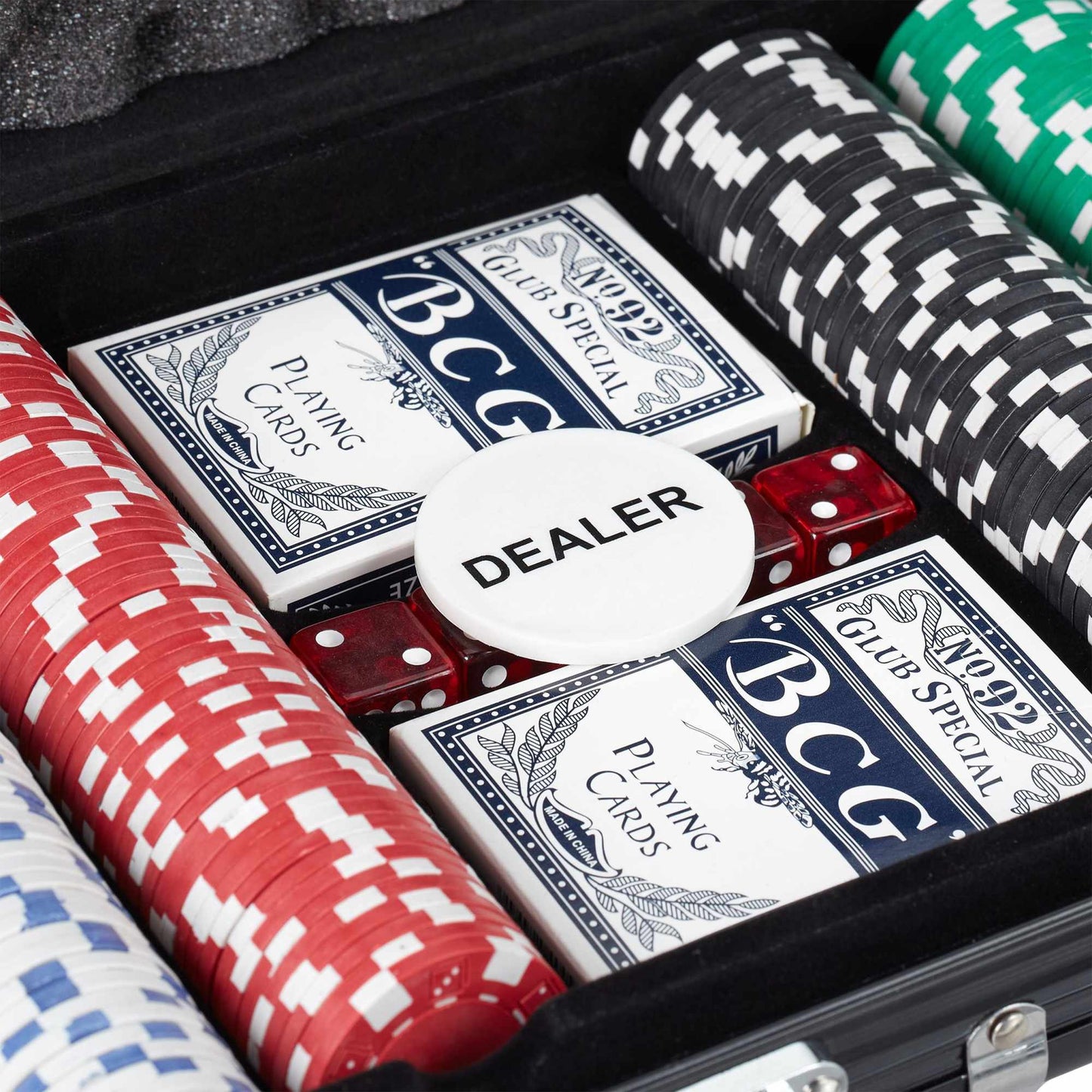 Poker bag with 300 chips