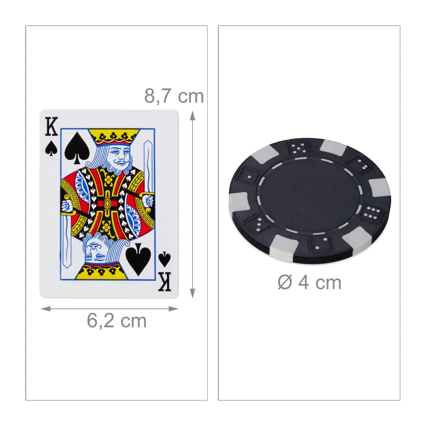 Poker bag with 300 chips