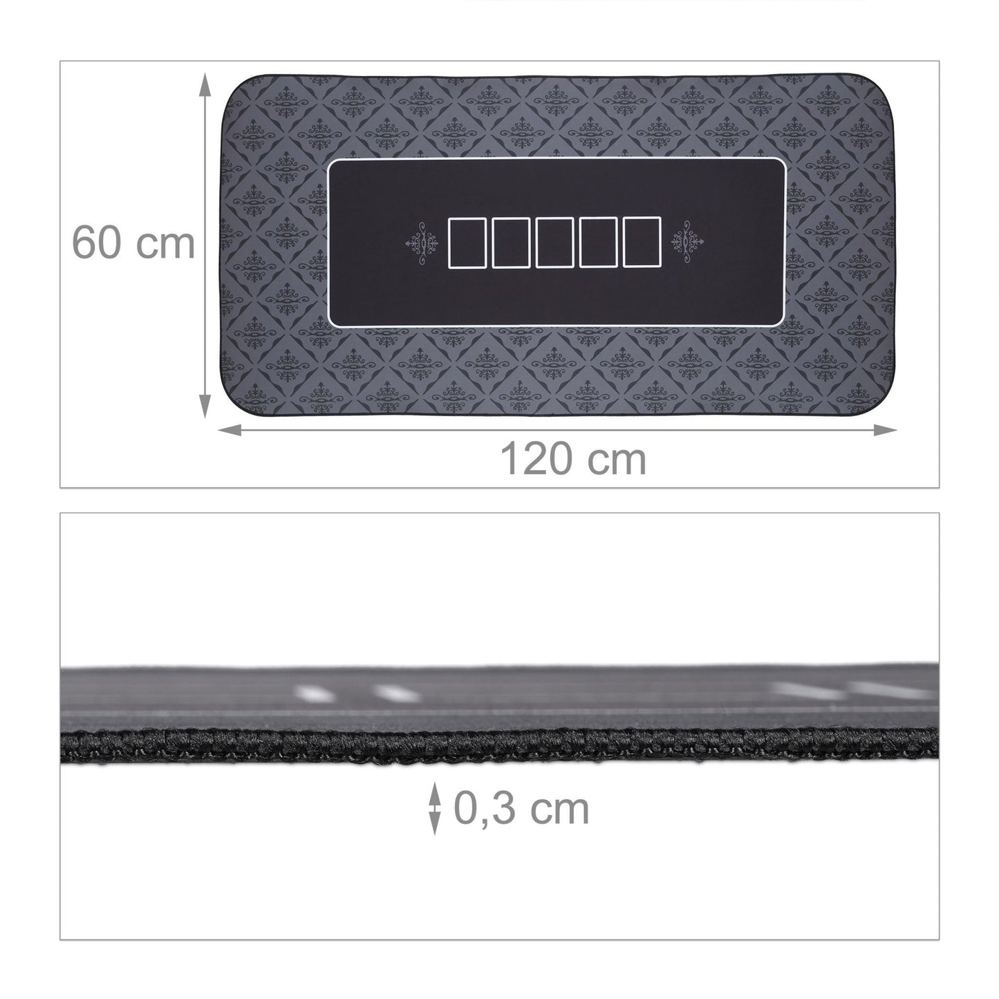 Poker mat 120x60