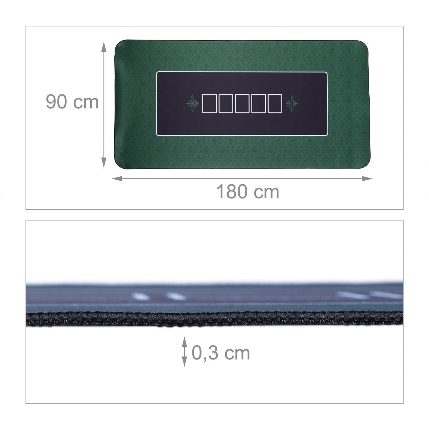 Poker mat 180x90