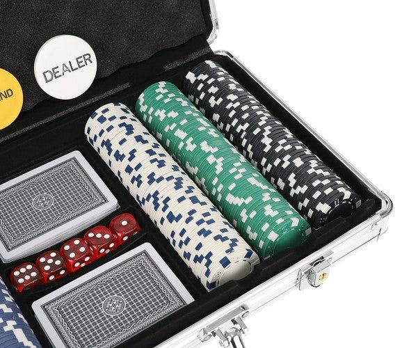 Poker - set of 300 chips in HQ suitcase