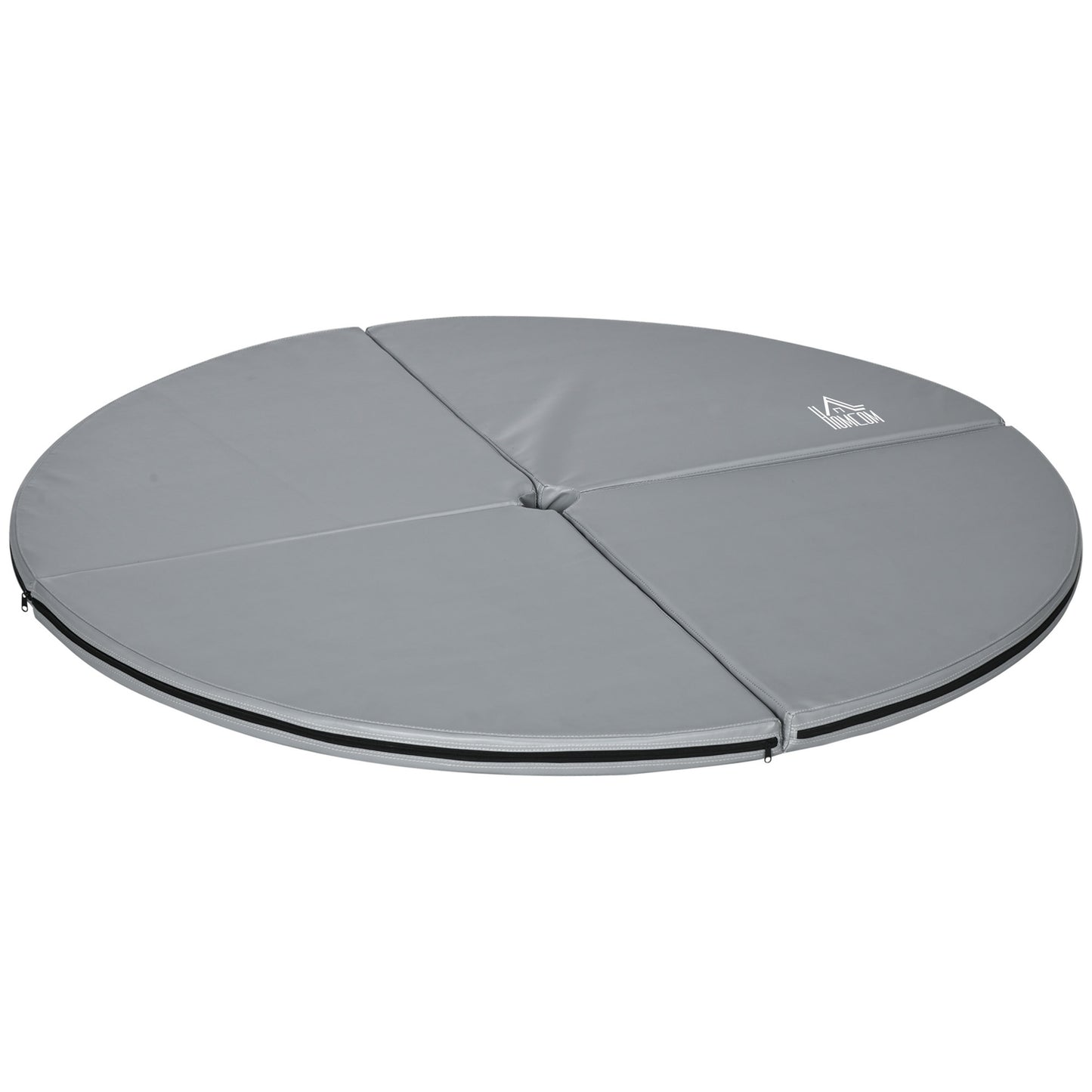 Pole Dance Mat, 5 cm Thick, 150 cm Diameter, Light Grey