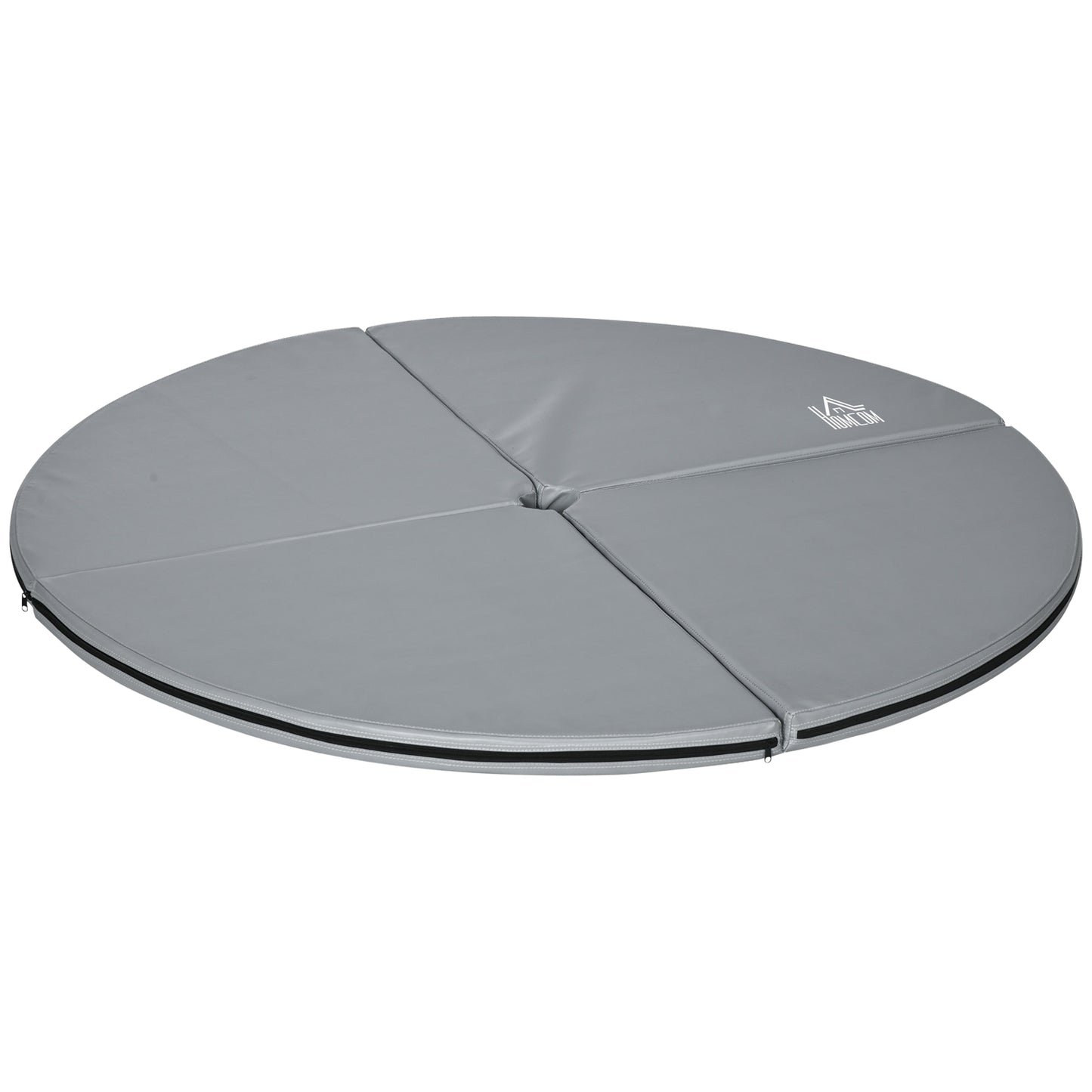 Pole Dance Mat, 5 cm Thick, 150 cm Diameter, Light Grey