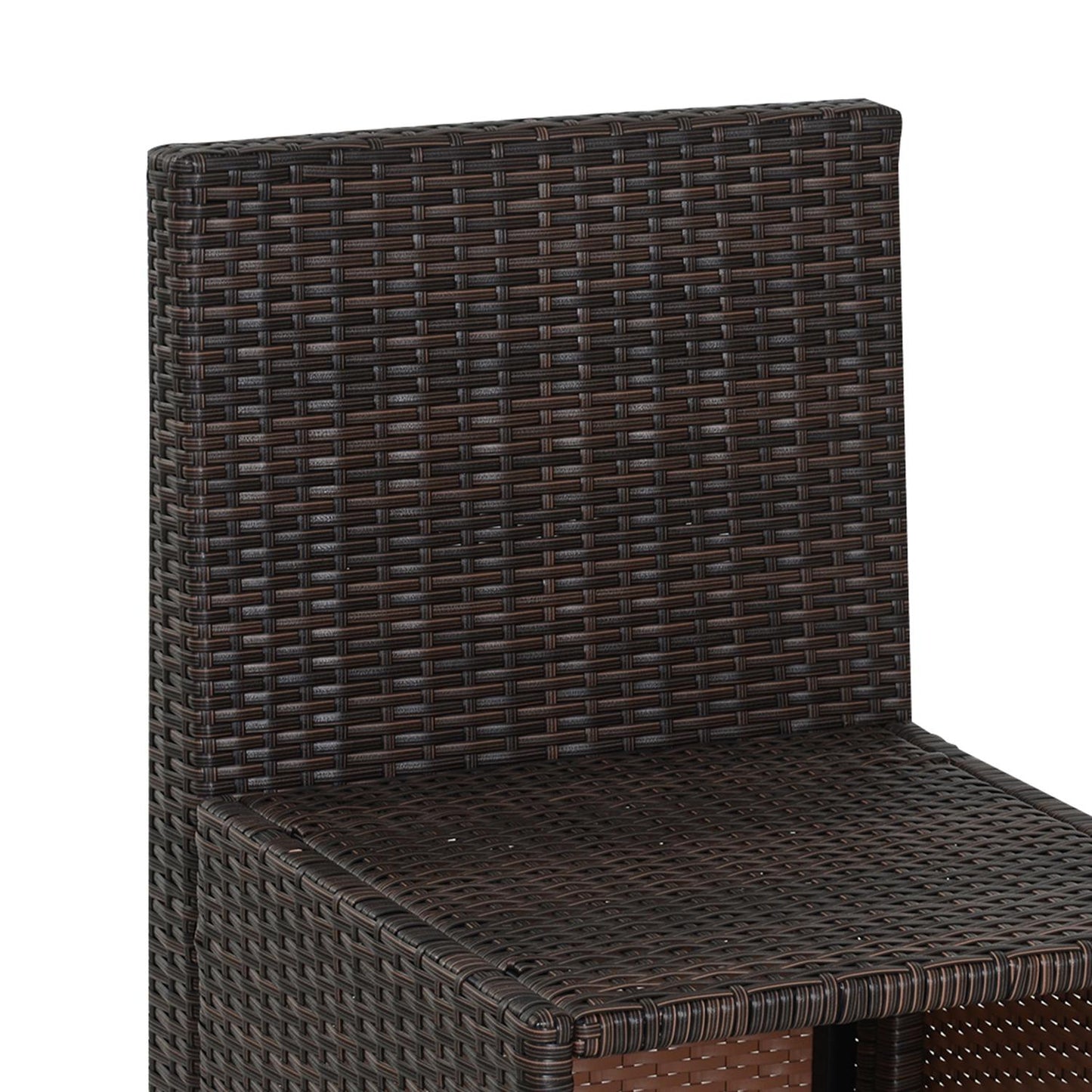 5-piece garden furniture in poly rattan - weatherproof