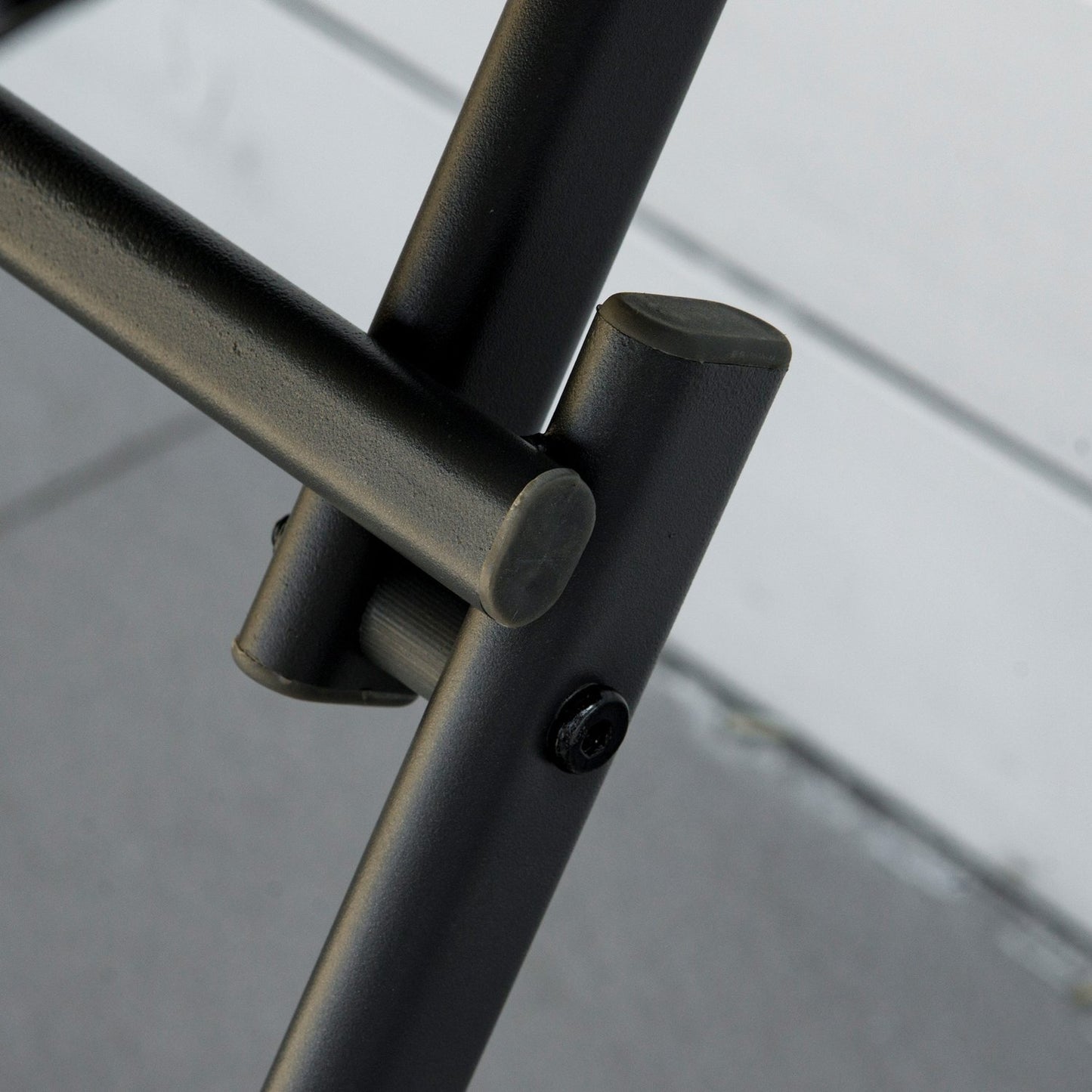 Rattan Bistro Set for 2 - Gray Poly Rattan Outdoor Furniture