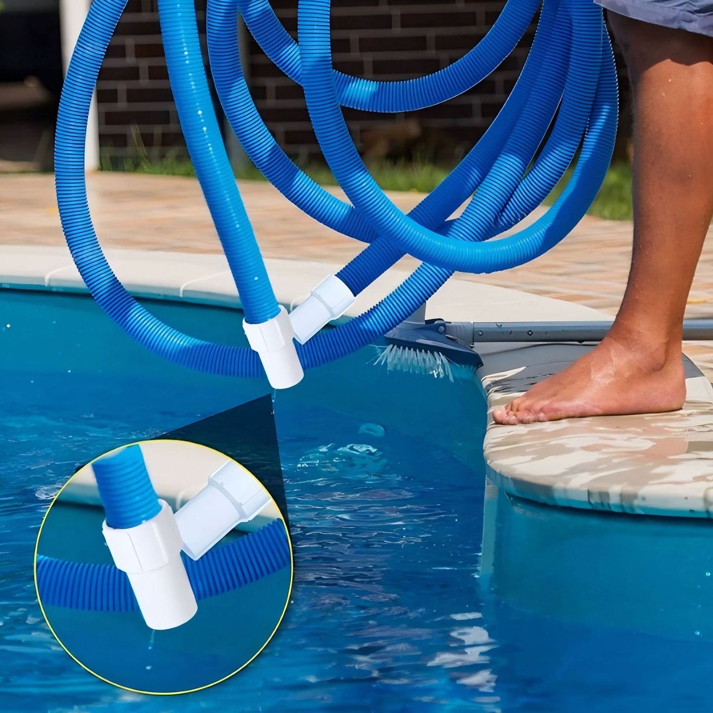 Pool Hose 32 mm – Flexible, UV & Chlorine Resistant