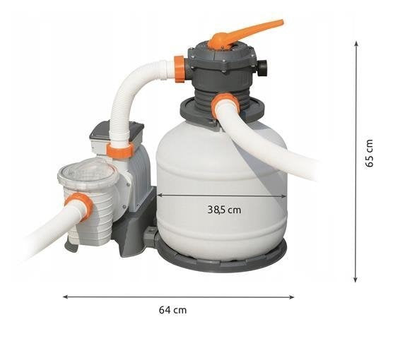 Pool Sand Pump 11355L/h, High Efficiency, Easy Install