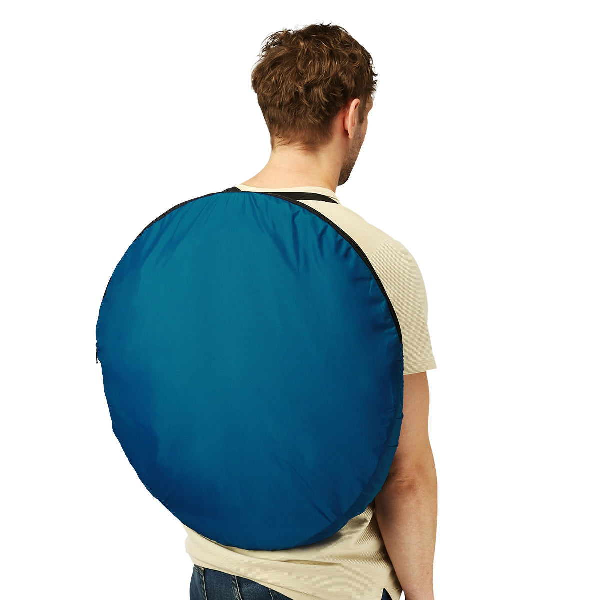 Pop-Up Changing Room, Black/Blue, Portable Privacy Tent