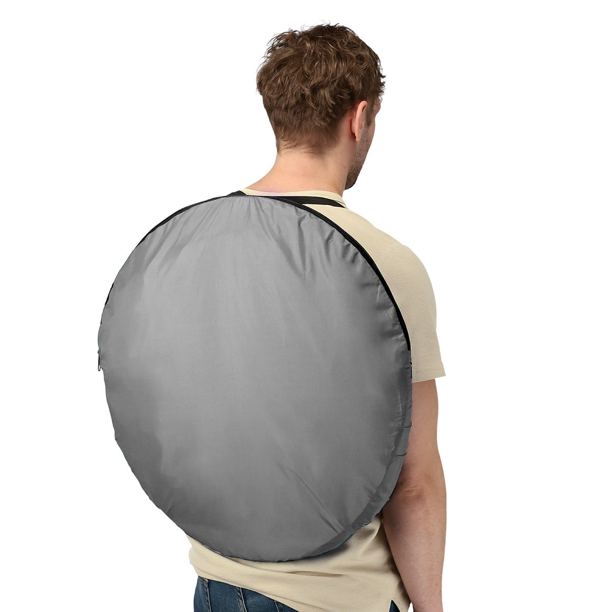 Pop-Up Changing Room, Grey, Portable Privacy Tent