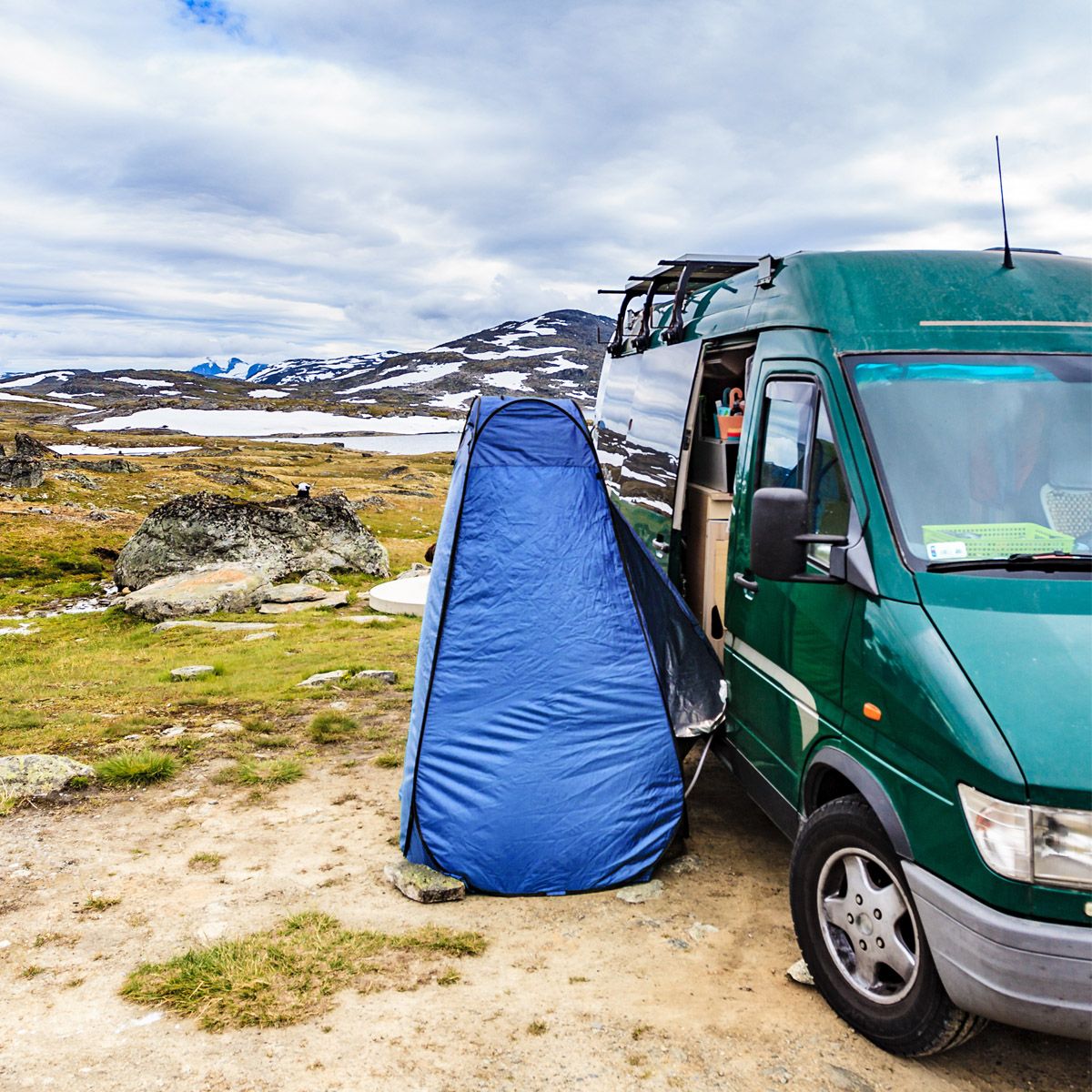 Pop-Up Changing Tent, Blue, Portable Privacy Shelter