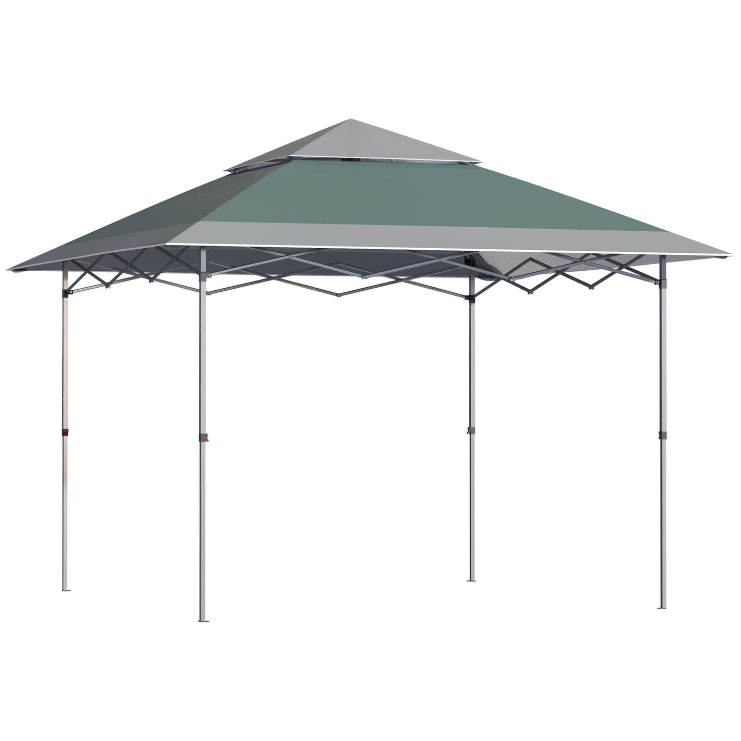 Pop-Up Gazebo 3.6x3.6M UV protection, foldable, green