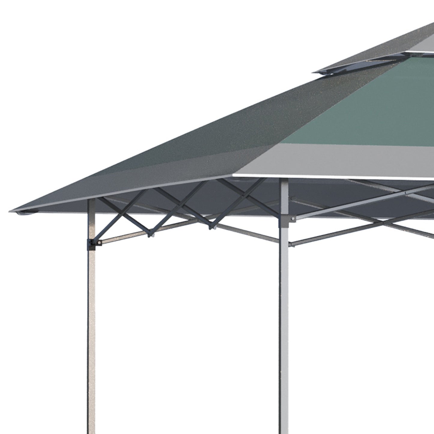Pop-Up Gazebo 3.6x3.6M UV protection, foldable, green