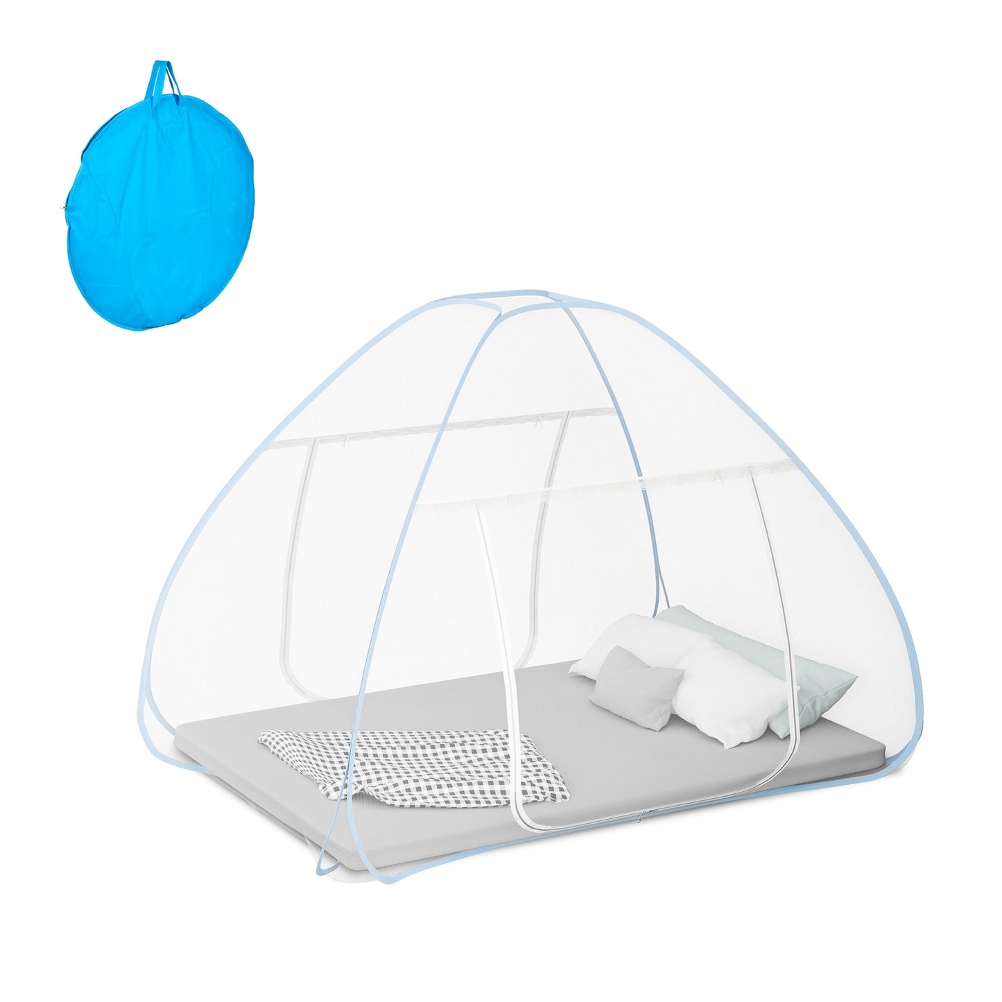 Pop-Up Mosquito Net Tent with Groundsheet, Easy Setup