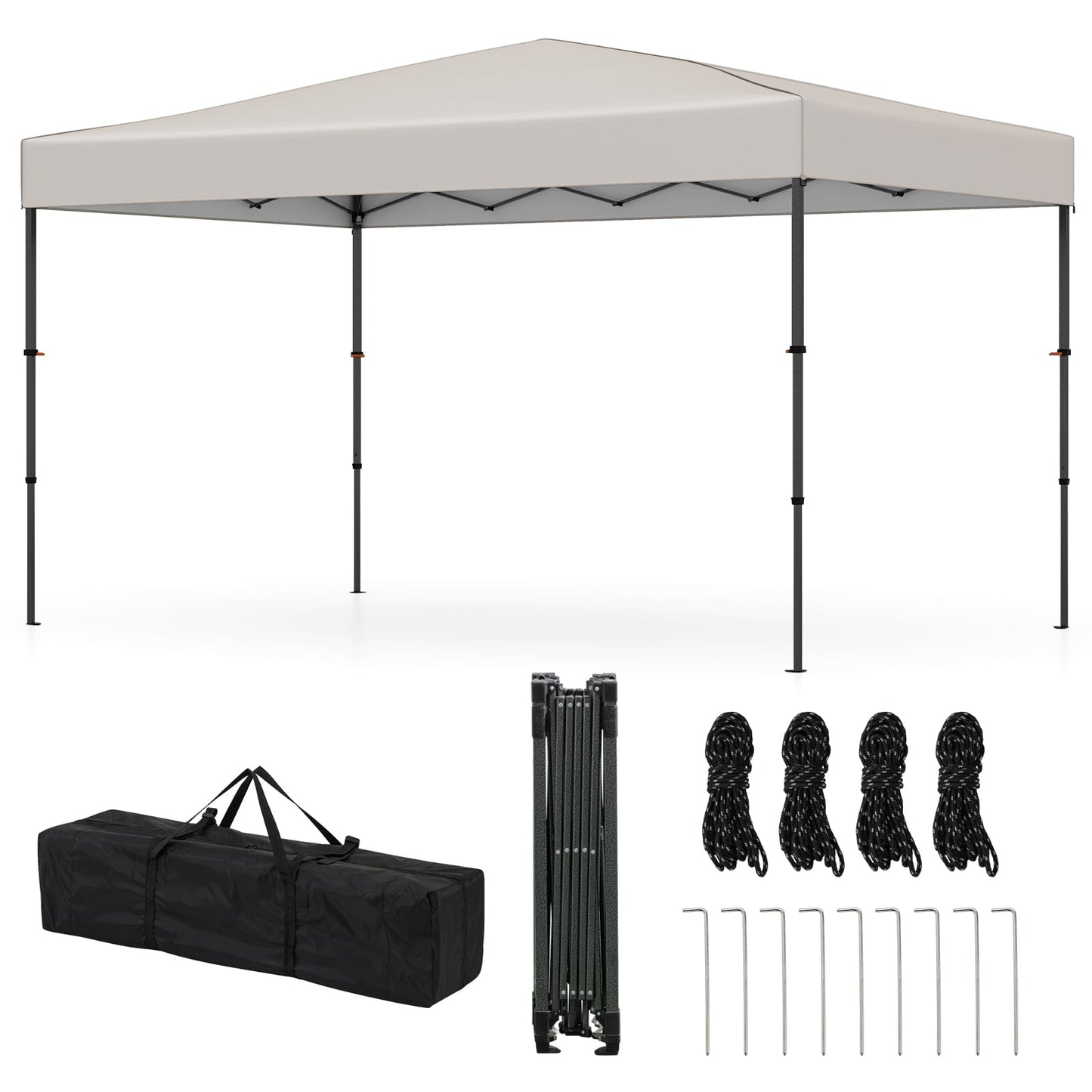 Pop-Up Pavilion 365x225 cm, UV Protection, Portable Bag