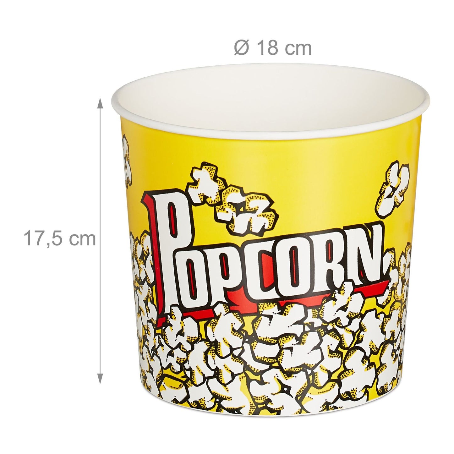 Popcorn Bucket Reusable Set of 6