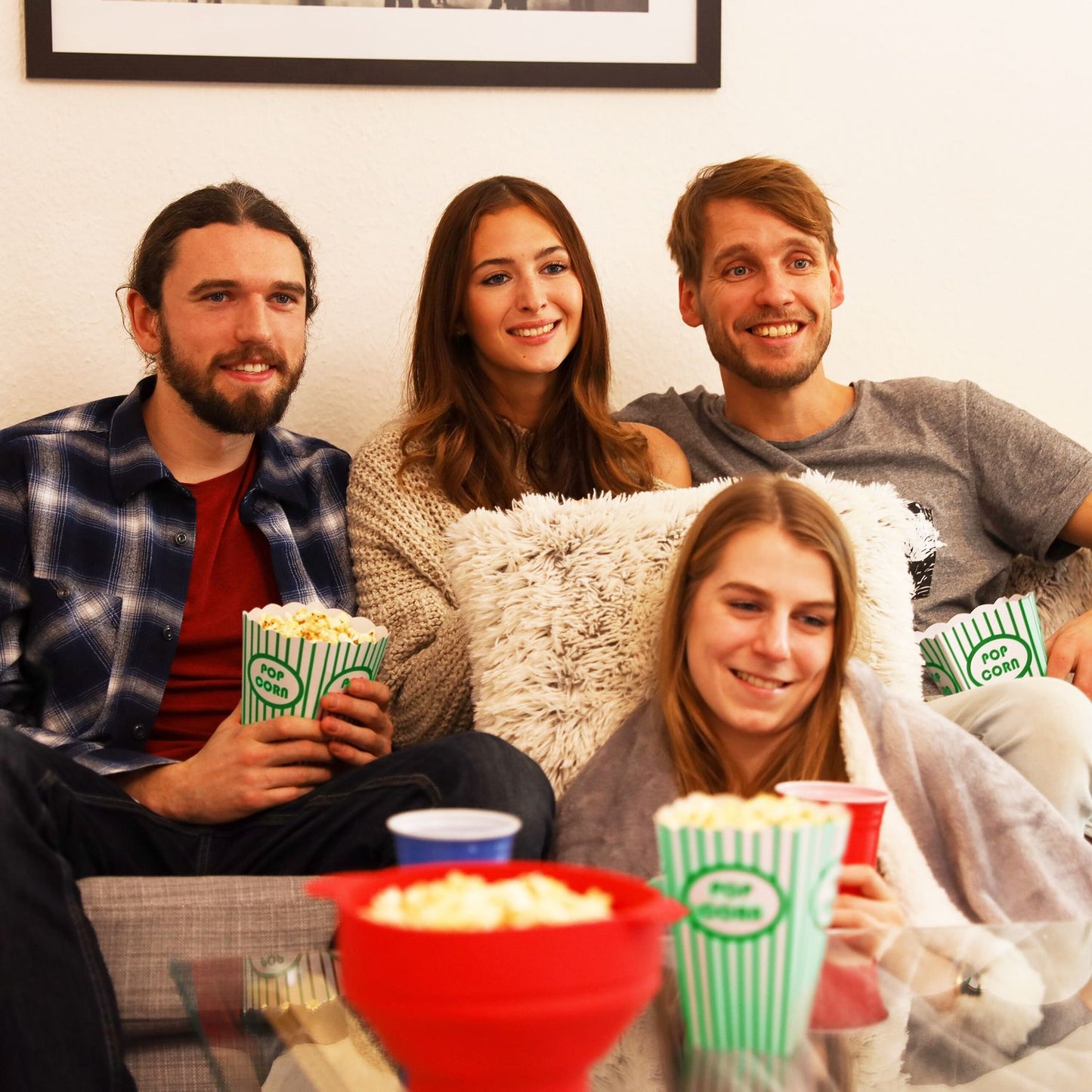 Popcorn bags, 48 pcs