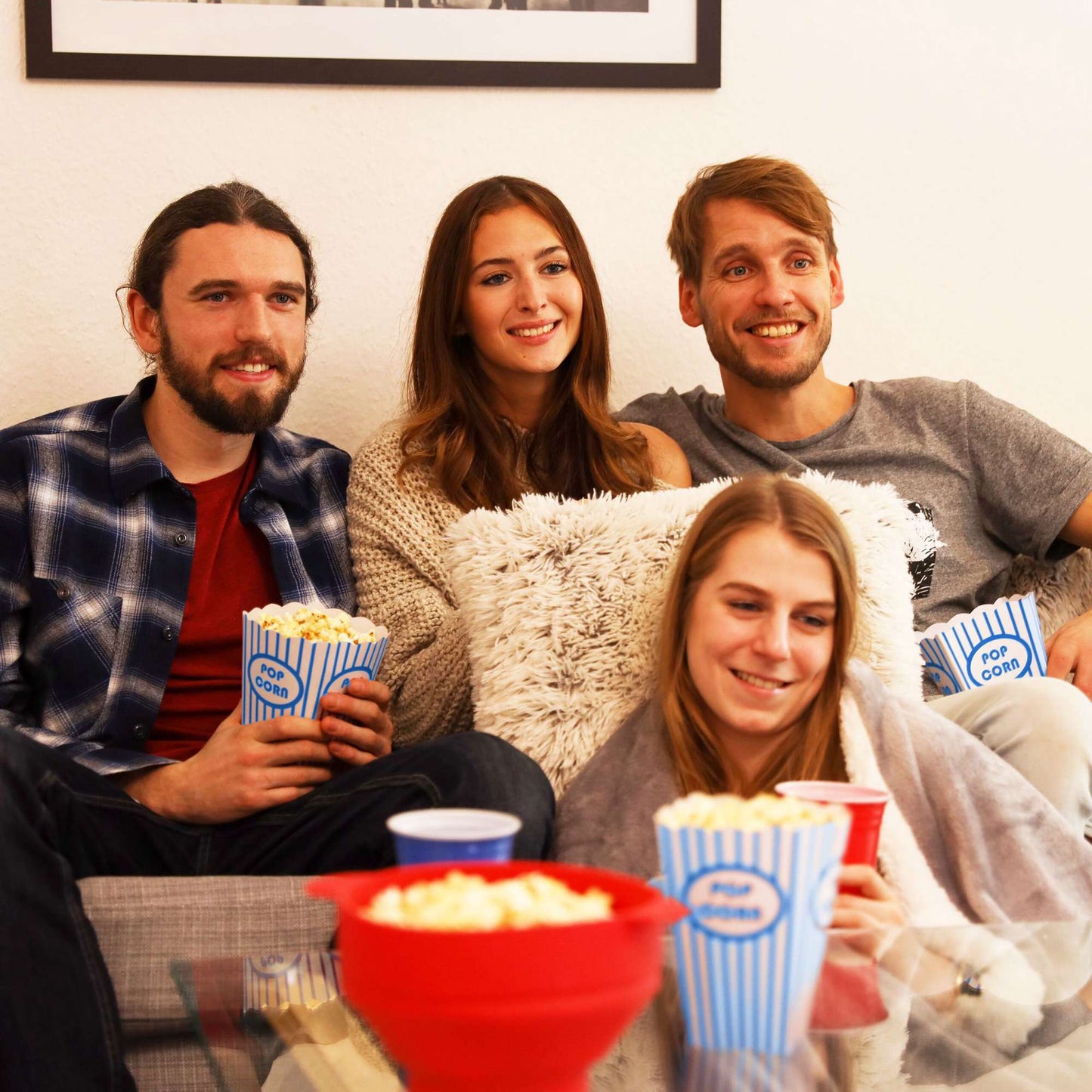 Popcorn bags, 48 pcs