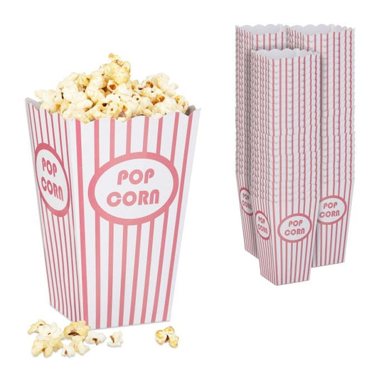 Popcorn bags, 72 pcs, pink