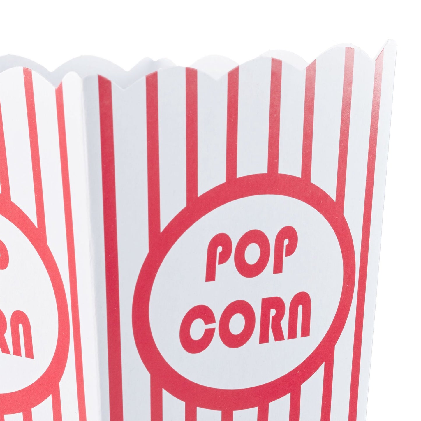Popcorn bags, 72 pcs, red/white