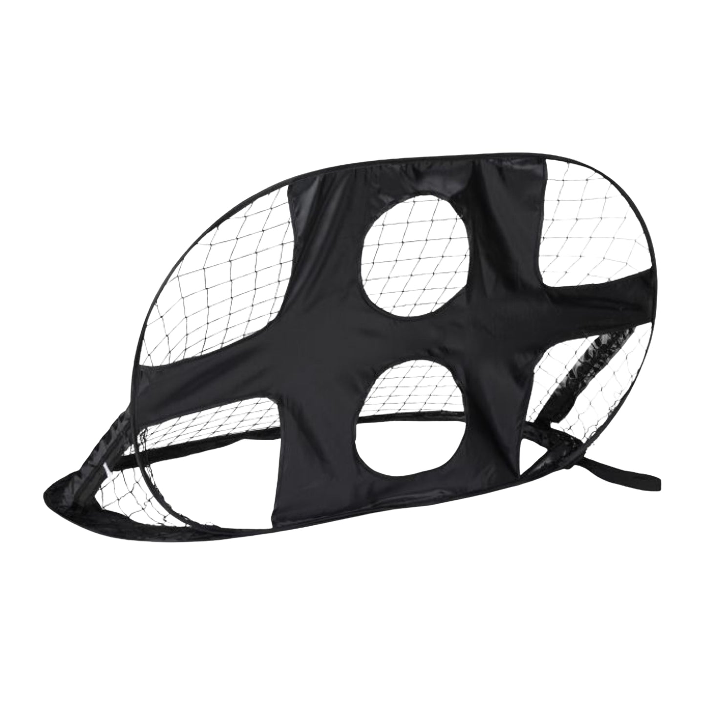 Pop up goal for soccer with goal wall