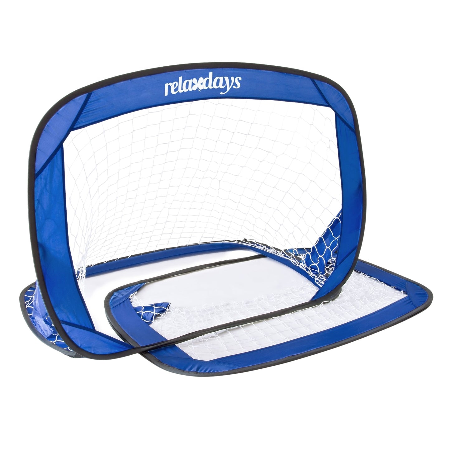 Pop-up soccer goals in sets of 2
