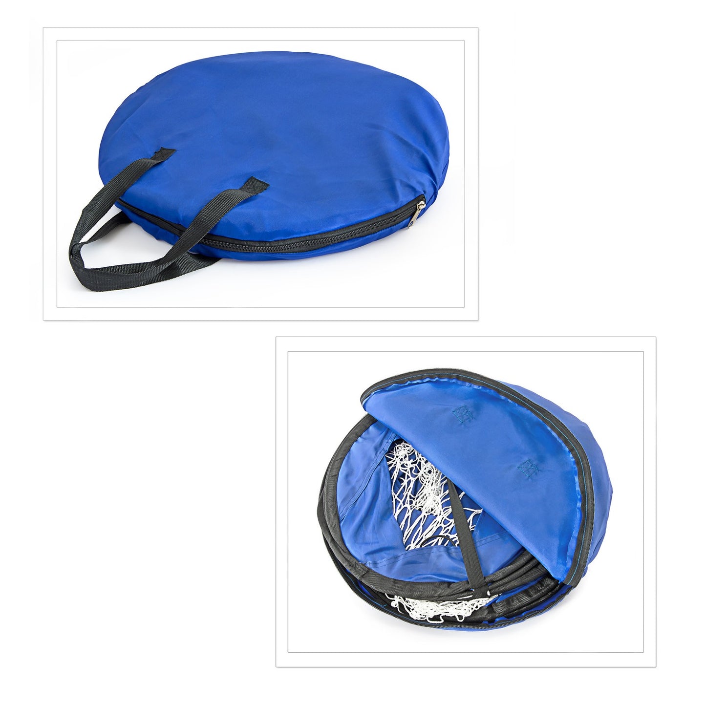 Pop-up soccer goals in sets of 2