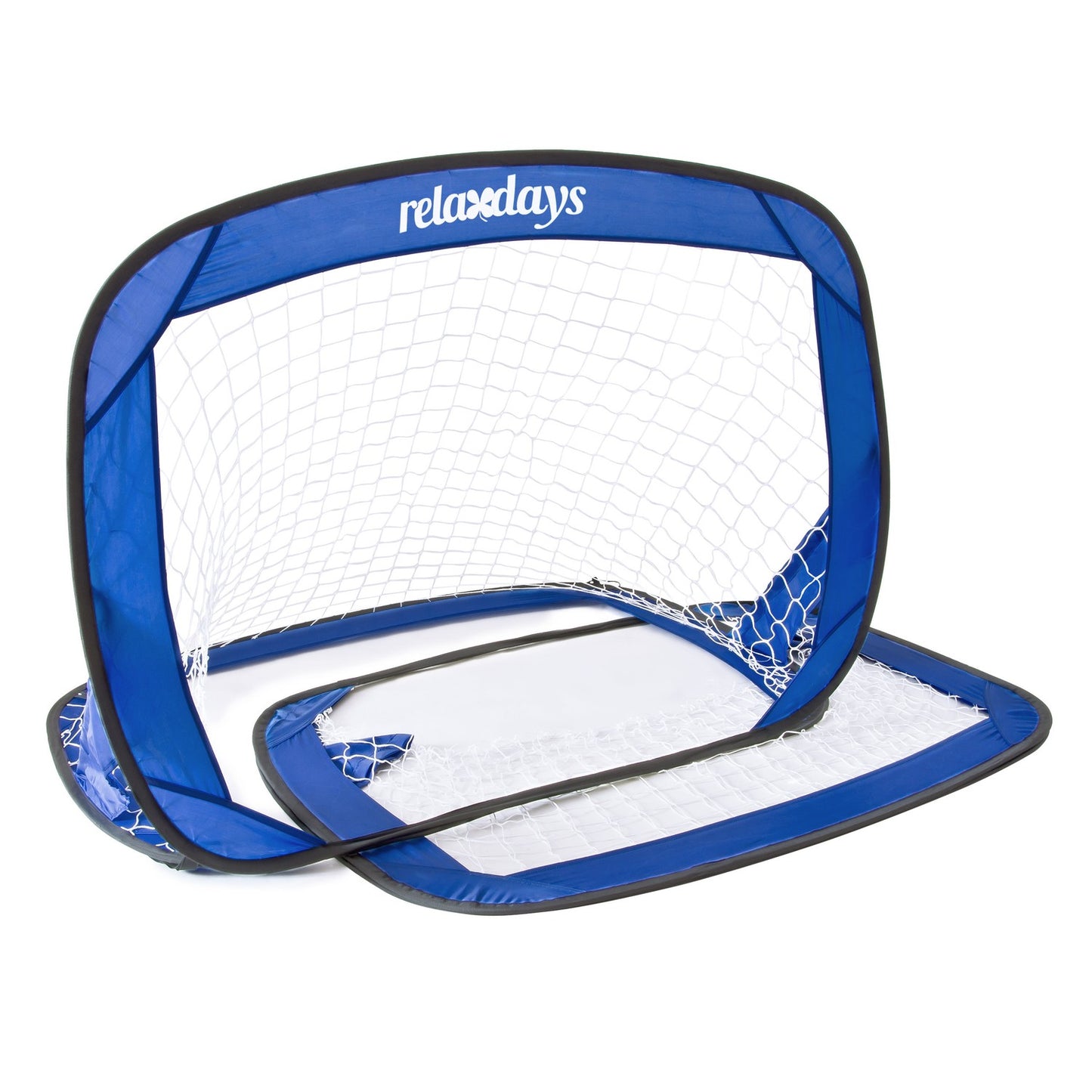 Pop-up soccer goals in sets of 2