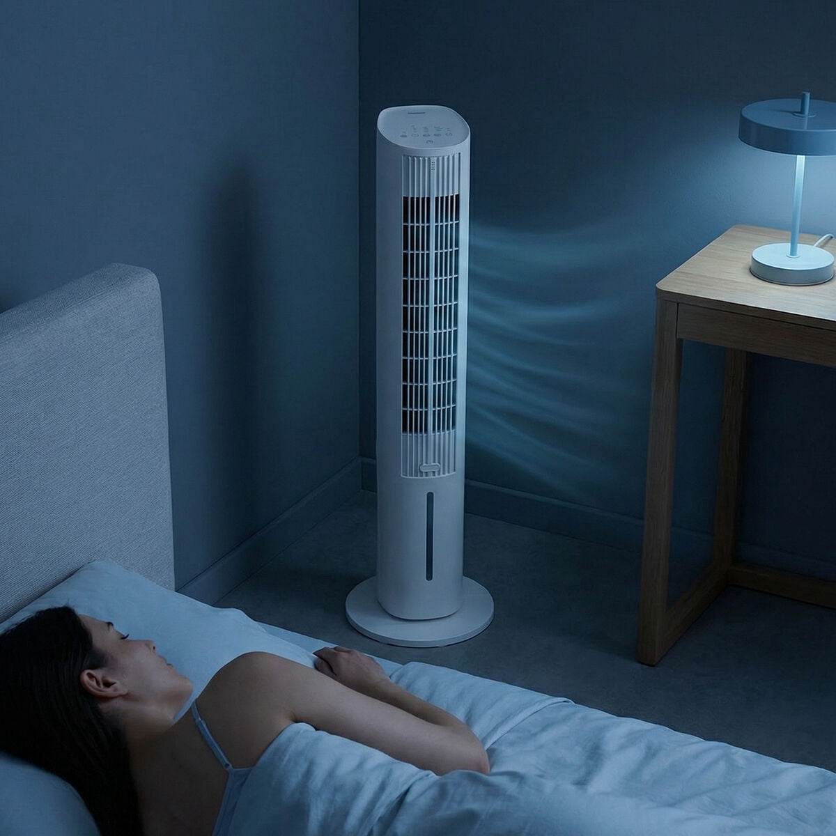 Portable 4-in-1 Evaporative Air Cooler with Remote