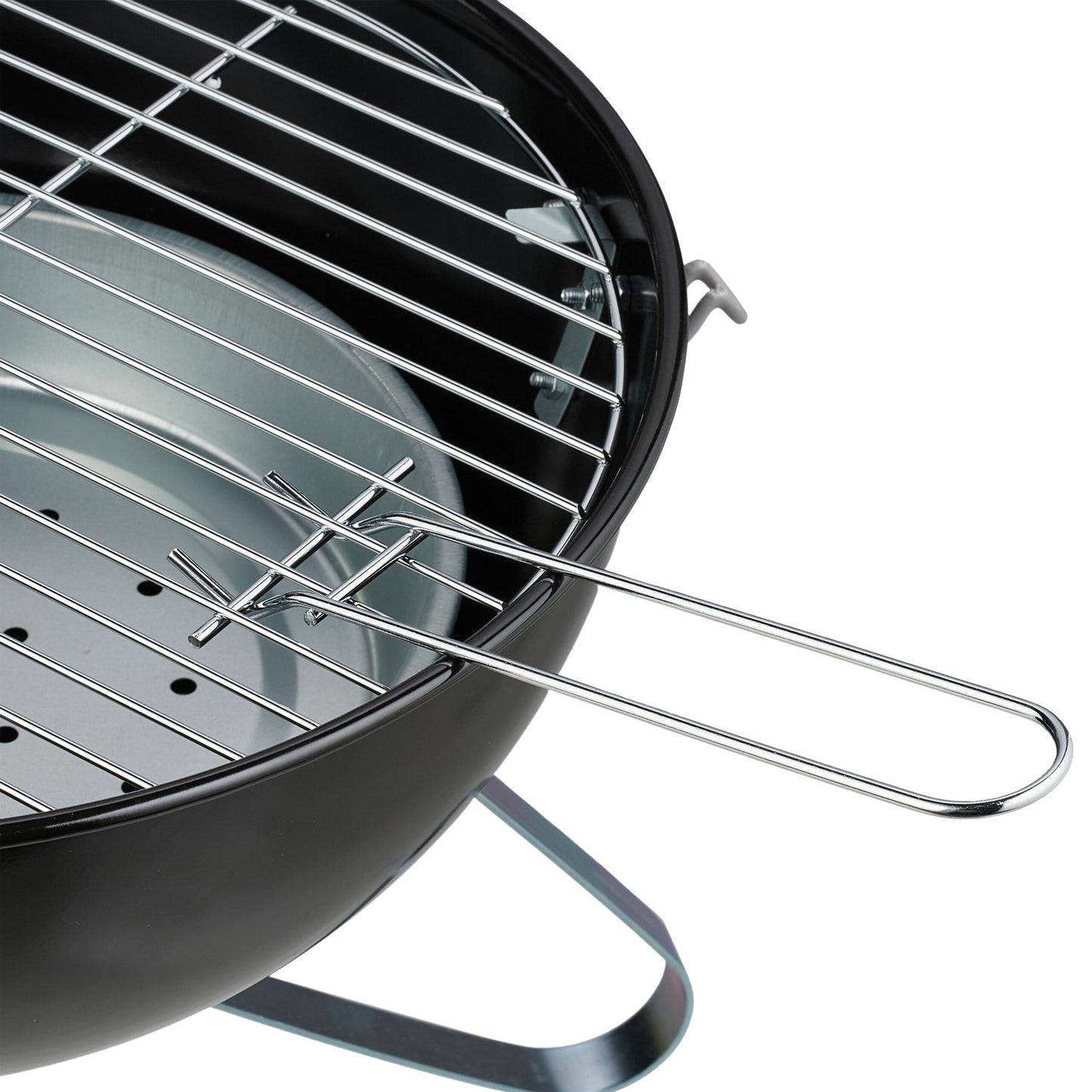 Portable Charcoal Kettle Grill, 37 cm – Ideal for Camping