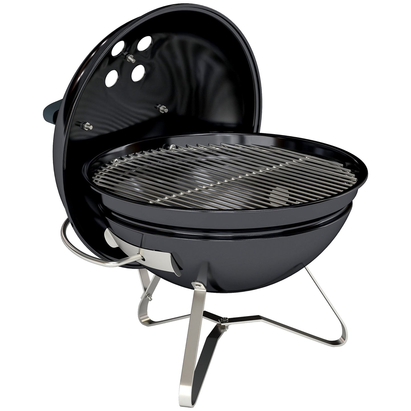 Portable Charcoal Kettle Grill with Lid and Vent, 41 cm