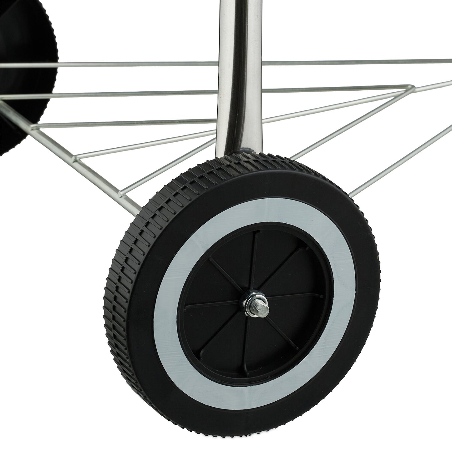 Portable Kettle BBQ Grill with Ash Catcher & Wheels