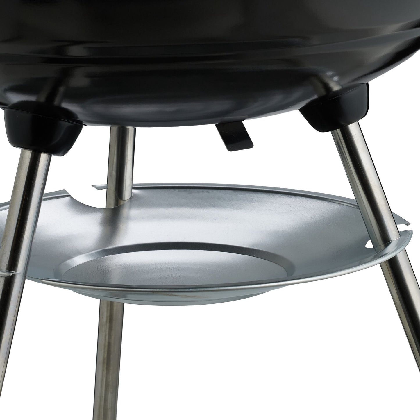 Portable Kettle BBQ Grill with Lid and Wheels