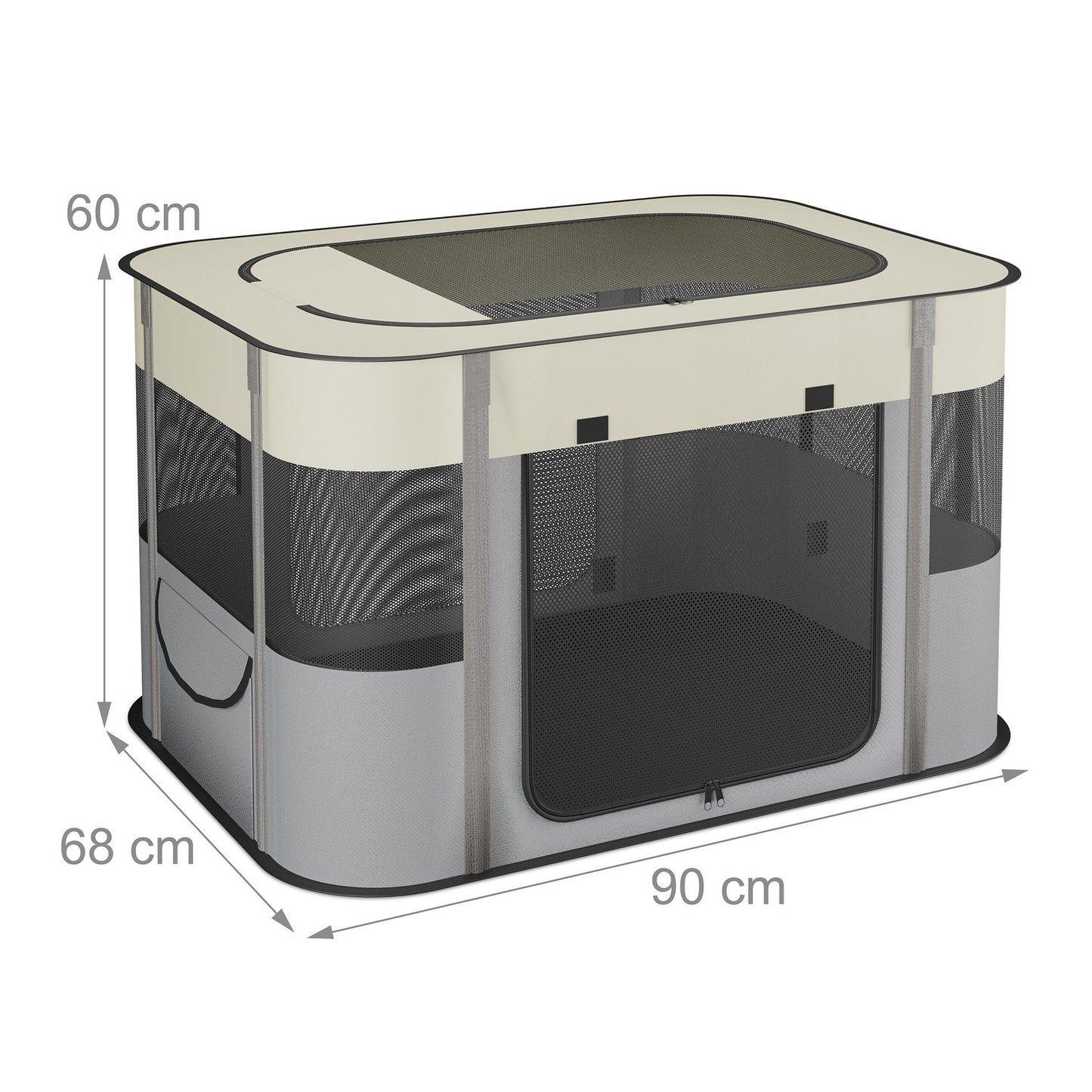 Portable Pet Playpen for Cats & Dogs, Indoor/Outdoor Use