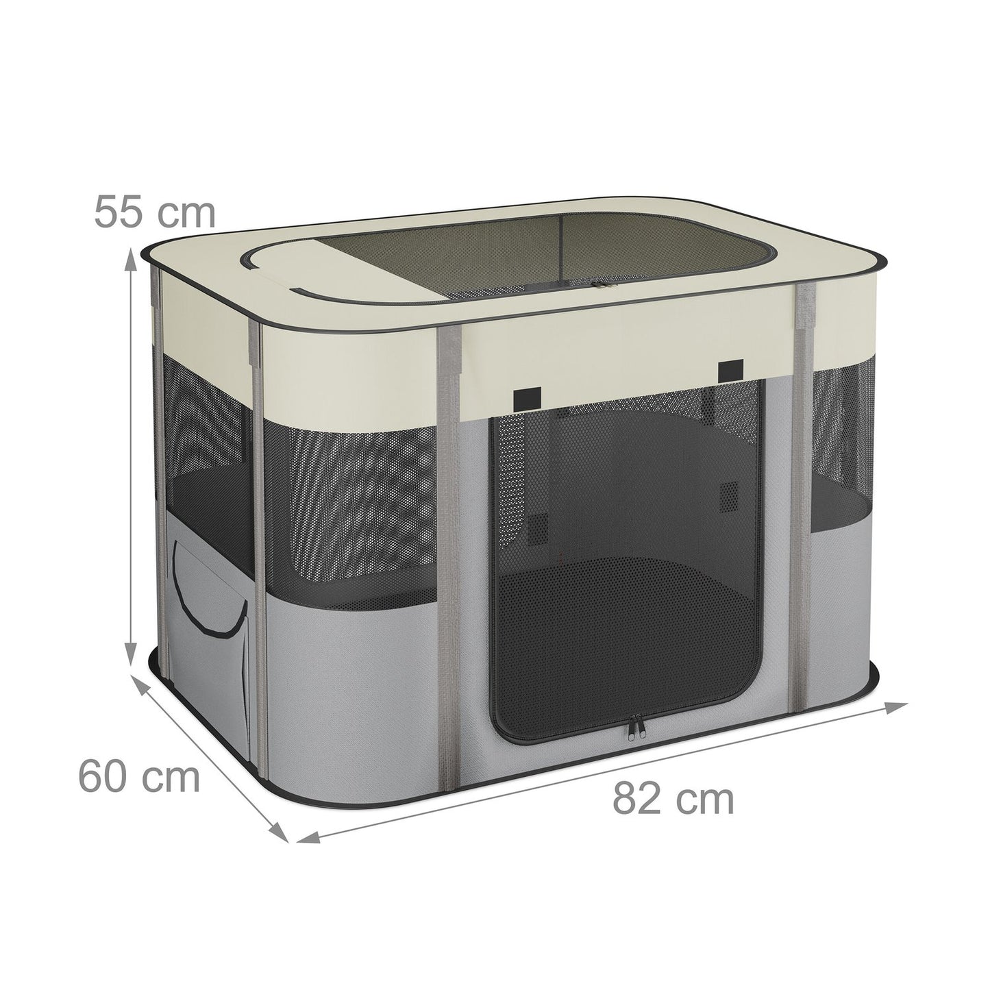 Portable Pet Playpen for Cats & Dogs, Indoor/Outdoor Use