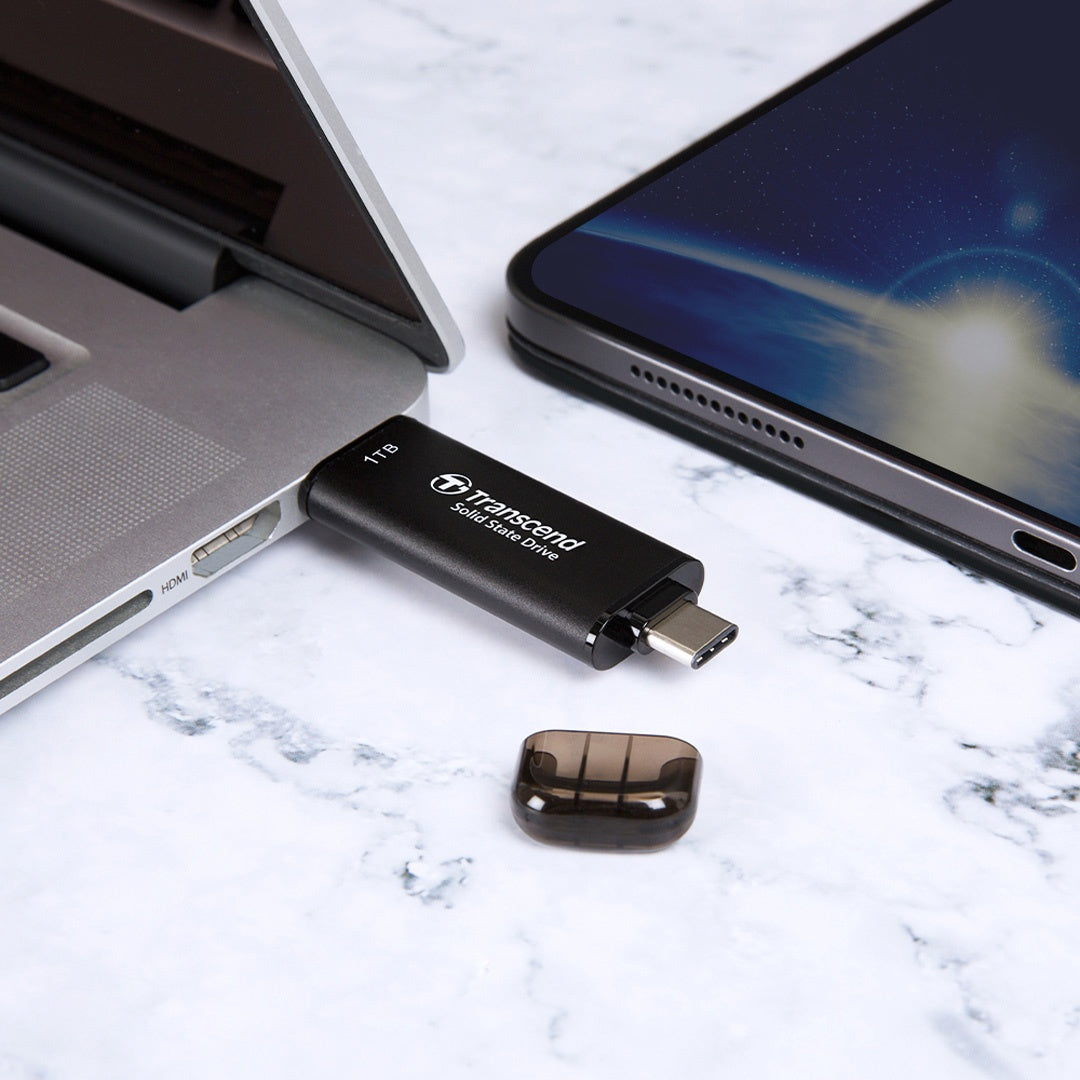 Portable SSD ESD310C USB-C 256 GB (R1050/W950) Black