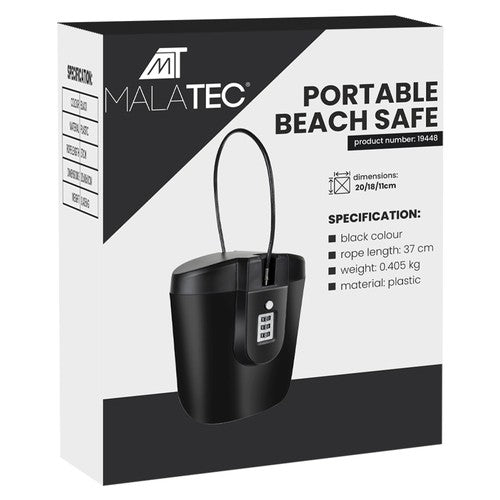 Portable beach safe Malatec 19448