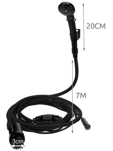 Portable tourist shower