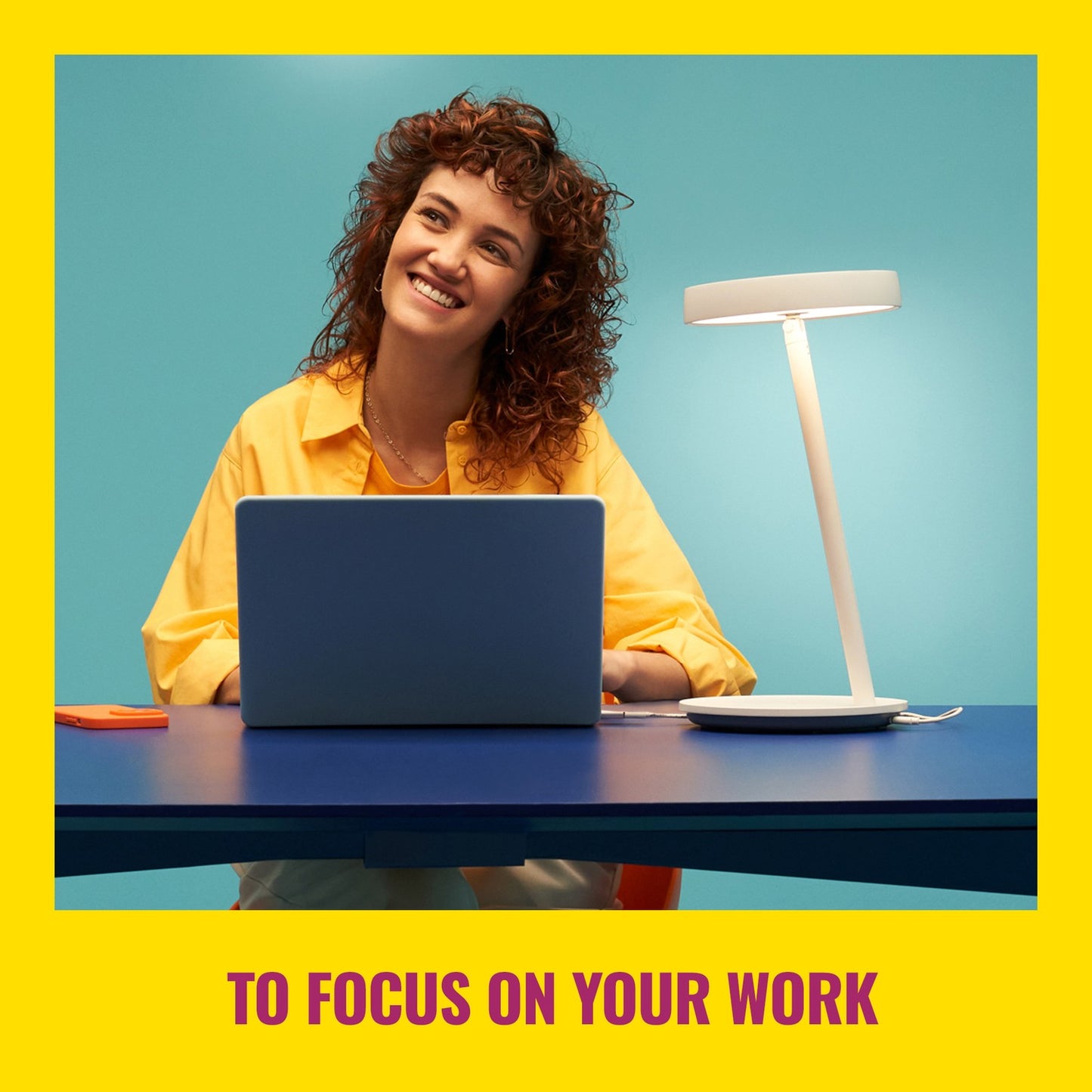Portrait Smart desk lamp/lighting for video calls 600lm