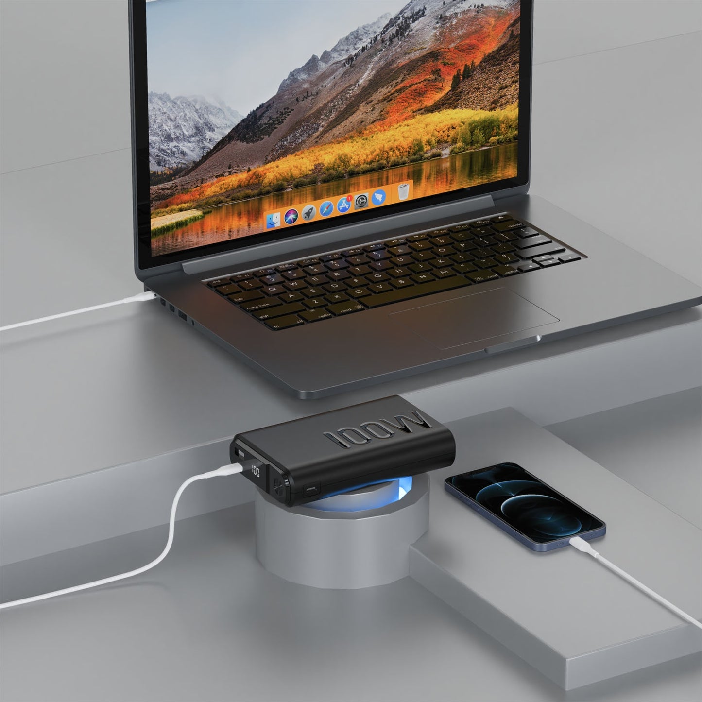 PowerBank 20,000 mAh 100W PD Black
