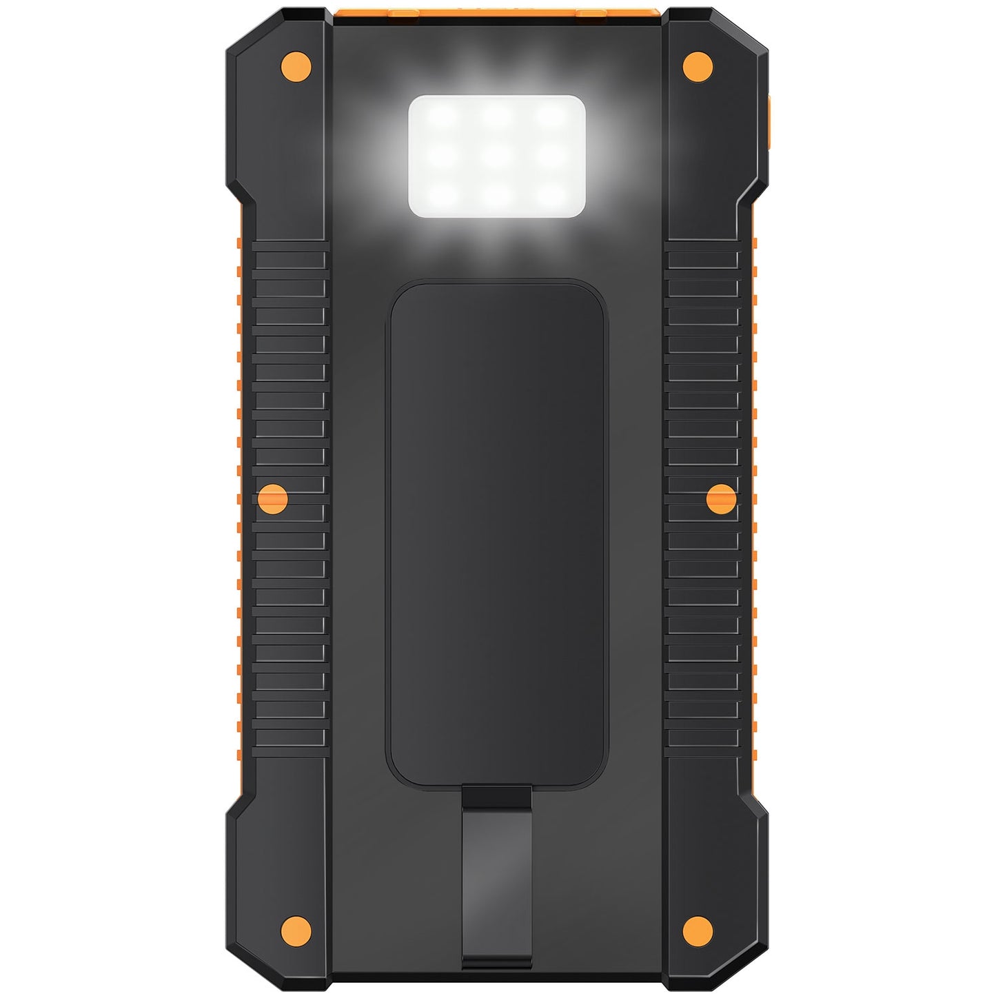 PowerBank 6,000 mAh 10W Solar cell Black/Orange