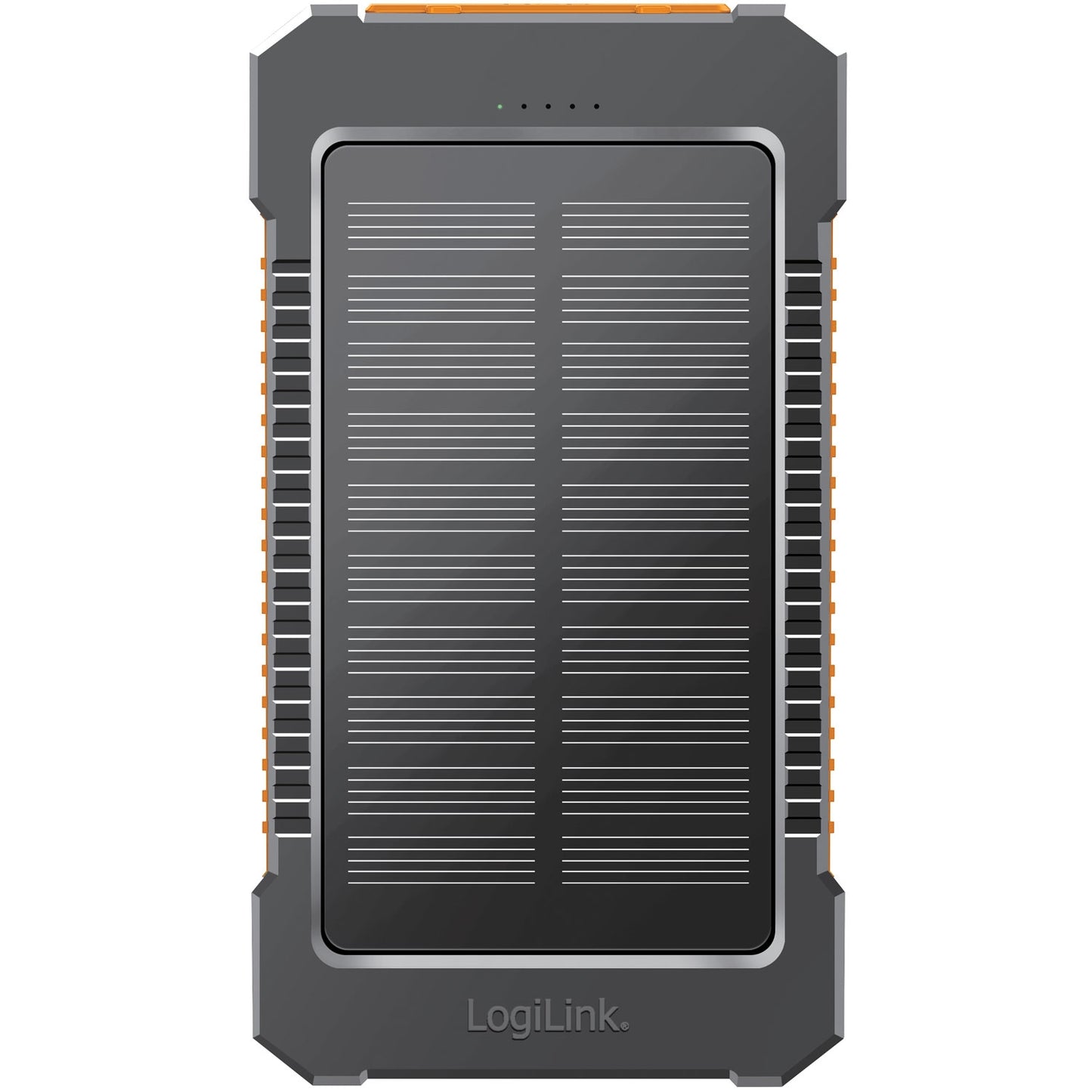 PowerBank 6,000 mAh 10W Solar cell Black/Orange
